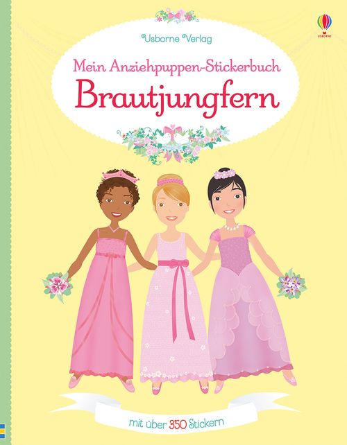 Cover des Buches Mein Anziehpuppen-Stickerbuch: Brautjungfern von 