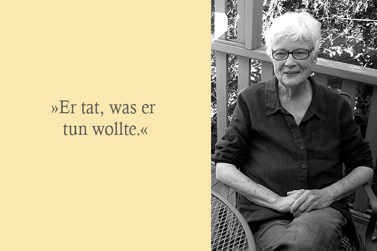 Nancy Williams und Zitat ihres Mannes John Williams: Er tat, was er tun wollte