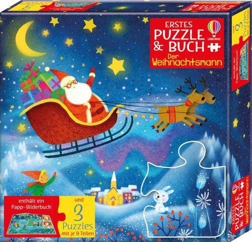 Cover des Buches Erstes Puzzle & Buch: Der Weihnachtsmann von 