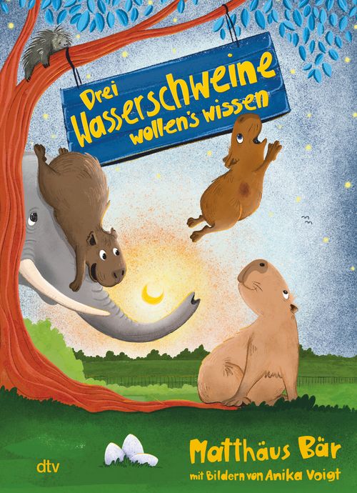 Cover des Buches Drei Wasserschweine wollen's wissen von Matthäus Bär