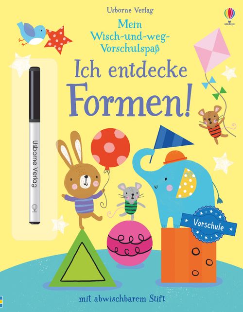 Cover des Buches Mein Wisch-und-weg-Vorschulspaß: Ich entdecke Formen! von Jessica Greenwell