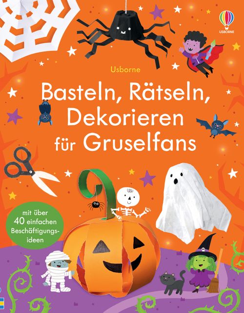 Cover des Buches Basteln, Rätseln, Dekorieren für Gruselfans von 