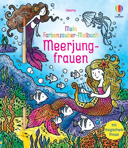 Cover des Buches Mein Farbenzauber-Malbuch: Meerjungfrauen von 