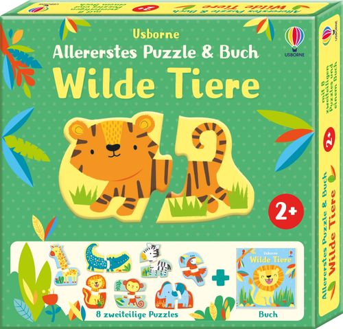 Cover des Buches Allererstes Puzzle & Buch: Wilde Tiere von 
