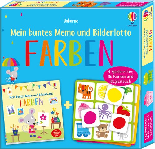 Cover des Buches Mein buntes Memo und Bilderlotto: Farben von 