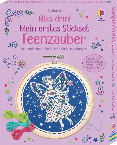 Cover des Buches Alles drin! Mein erstes Stickset: Feenzauber von Lara Bryan