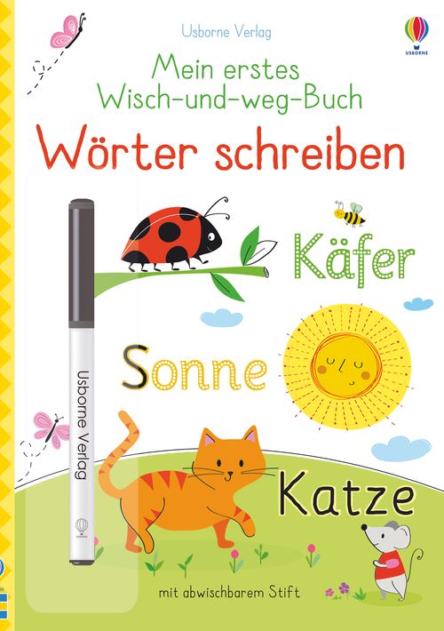 Cover des Buches Mein erstes Wisch-und-weg-Buch: Wörter schreiben von Felicity Brooks