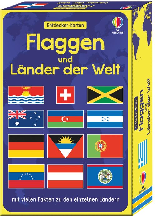 Entdecker-Karten: Flaggen und Länder der Welt