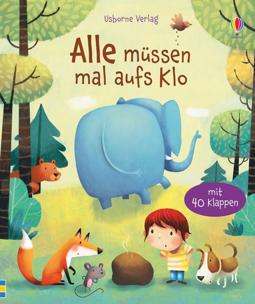 Cover des Buches Alle müssen mal aufs Klo von Katie Daynes