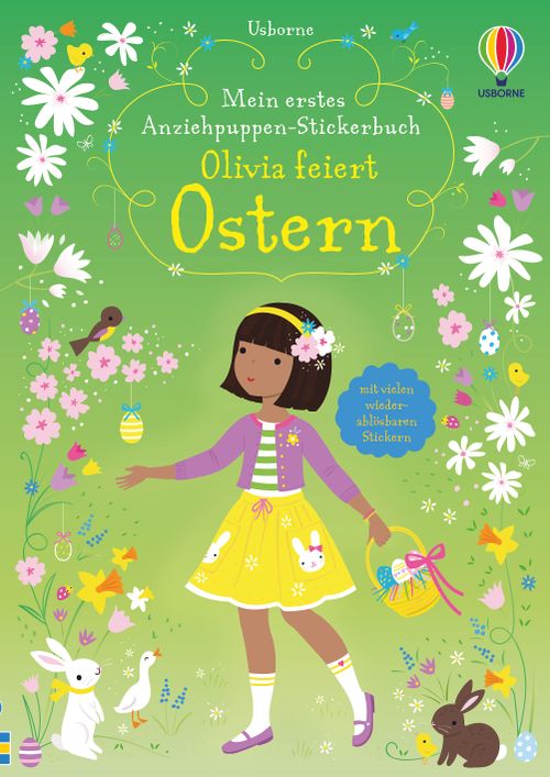 Cover des Buches Mein erstes Anziehpuppen-Stickerbuch: Olivia feiert Ostern von 