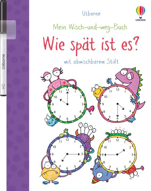 Cover des Buches Mein Wisch-und-weg-Buch: Wie spät ist es? von 
