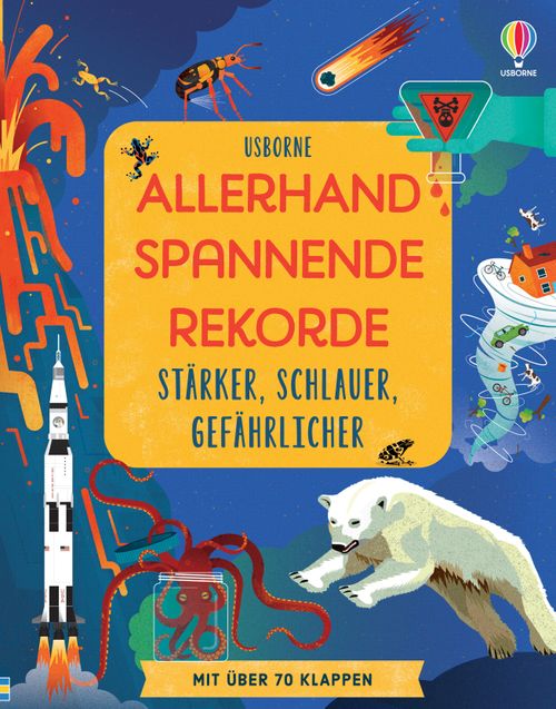 Cover des Buches Allerhand spannende Rekorde: Stärker, schlauer, gefährlicher von Lan Cook, Darran Stobbart