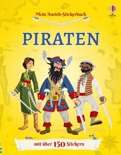 Cover des Buches Mein Anzieh-Stickerbuch: Piraten von 