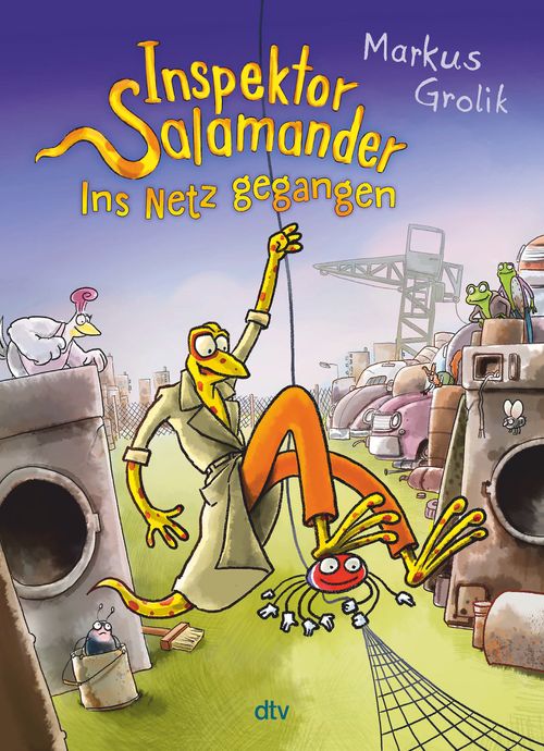 Cover des Buches Inspektor Salamander – Ins Netz gegangen von Markus Grolik