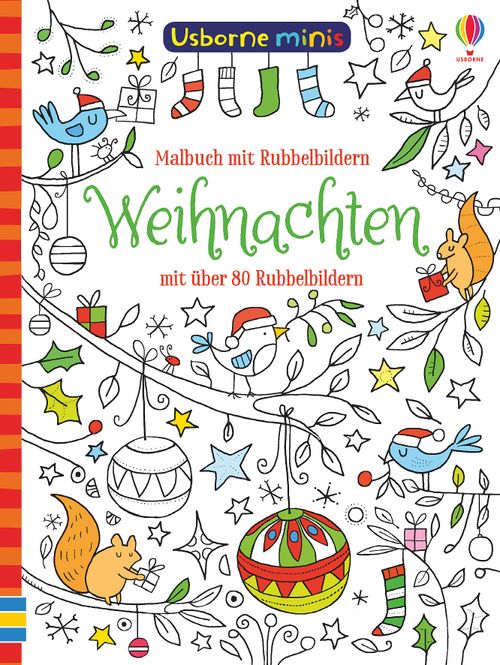 Cover des Buches Usborne Minis - Malbuch: Weihnachten von 