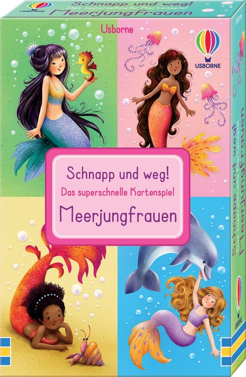 Cover des Buches Schnapp und weg! Das superschnelle Kartenspiel: Meerjungfrauen von 