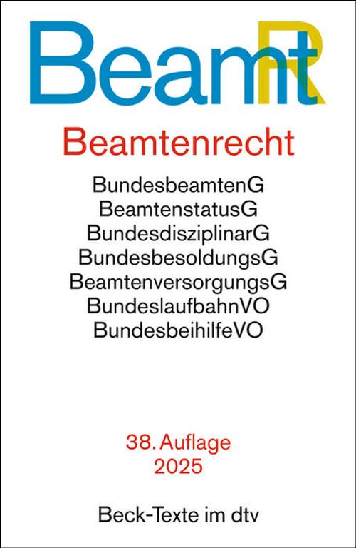 Cover des Buches Beamtenrecht von 