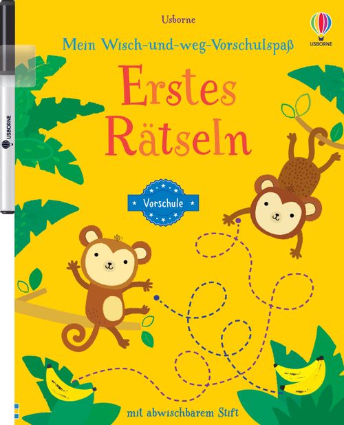 Cover des Buches Mein Wisch-und-weg-Vorschulspaß: Erstes Rätseln von Jessica Greenwell