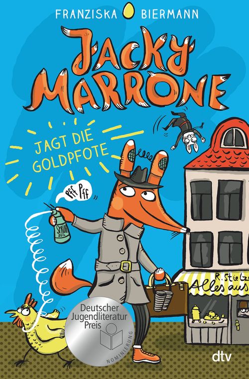 Cover des Buches Jacky Marrone jagt die Goldpfote von 