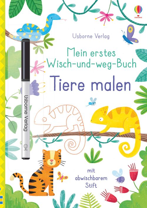 Cover des Buches Mein erstes Wisch-und-weg-Buch: Tiere malen von 