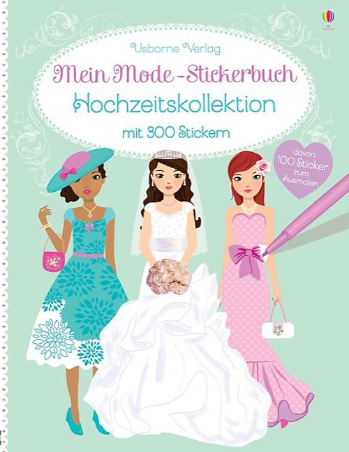 Cover des Buches Mein Mode-Stickerbuch: Hochzeitskollektion von 