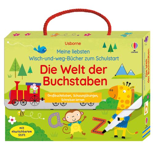 Cover des Buches Meine liebsten Wisch-und-weg-Bücher zum Schulstart: Die Welt der Buchstaben von 
