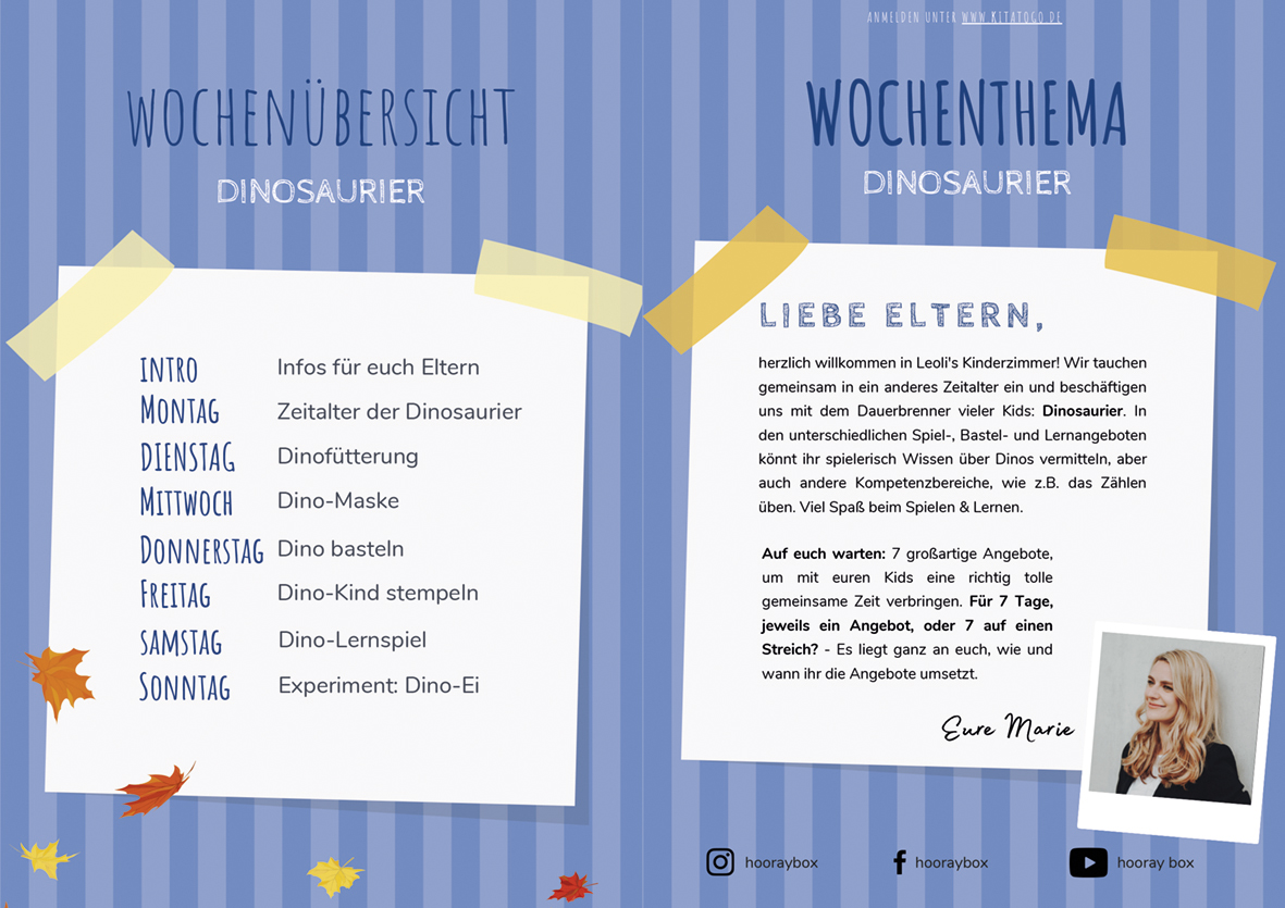 Kita-to-Go: Mit Leoli bei den Dinosauriern – Das Mitmachbuch – Spielen, Basteln, Bewegen, Lernen