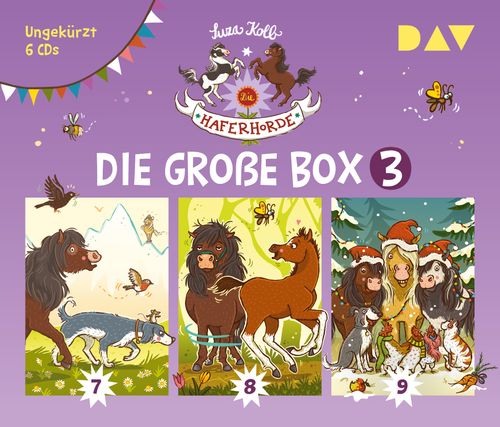 Cover des Buches Die Haferhorde – Die große Box 3 (Teil 7-9) von 