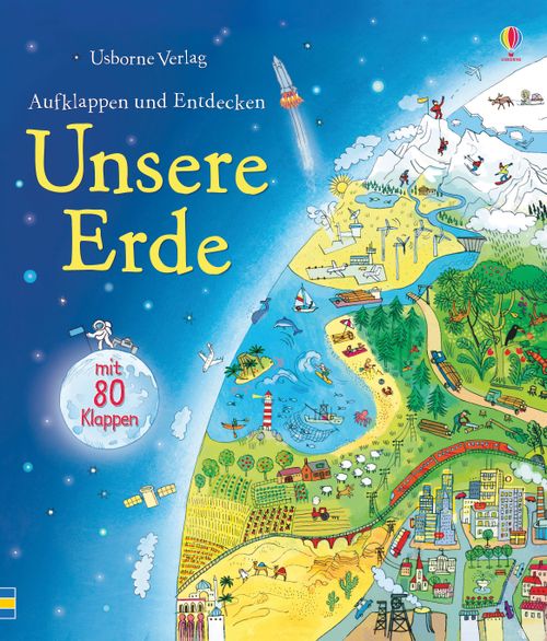 Cover des Buches Aufklappen und Entdecken: Unsere Erde von Emily Bone