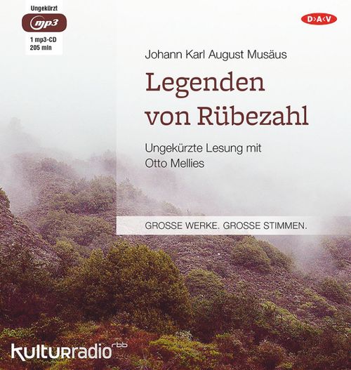 Cover des Buches Legenden von Rübezahl von Johann Karl August Musäus