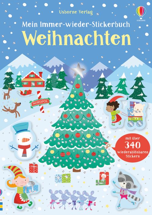 Cover des Buches Mein Immer-wieder-Stickerbuch: Weihnachten von 