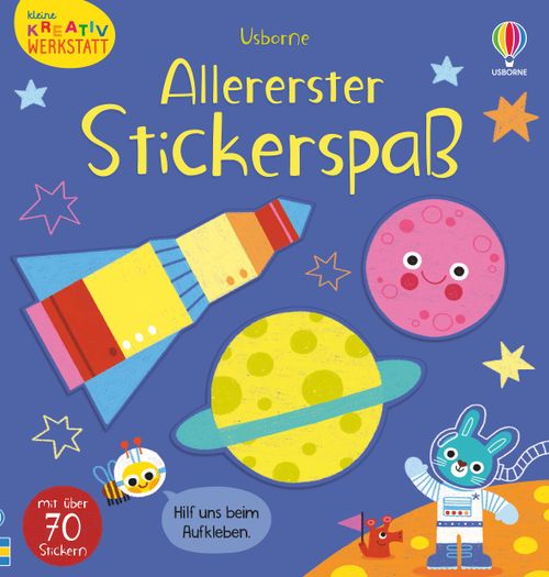 Cover des Buches Kleine Kreativ-Werkstatt: Allererster Stickerspaß von 