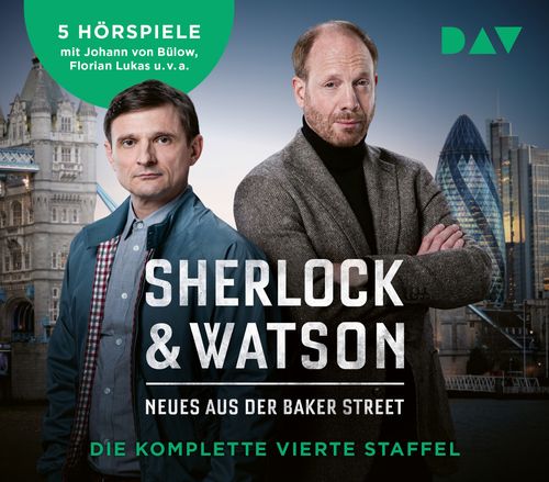 Cover des Buches Sherlock & Watson – Neues aus der Baker Street. Die komplette vierte Staffel von 