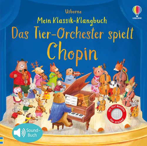 Cover des Buches Mein Klassik-Klangbuch: Das Tierorchester spielt Chopin von Sam Taplin