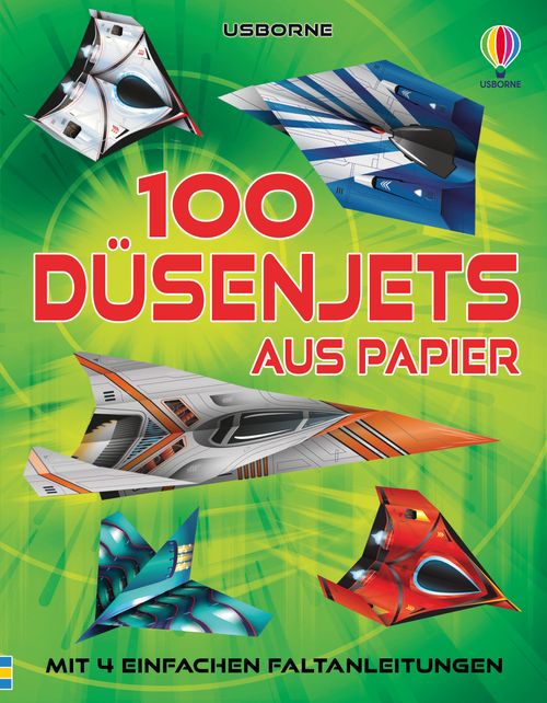 Cover des Buches 100 Düsenjets aus Papier von James Maclaine