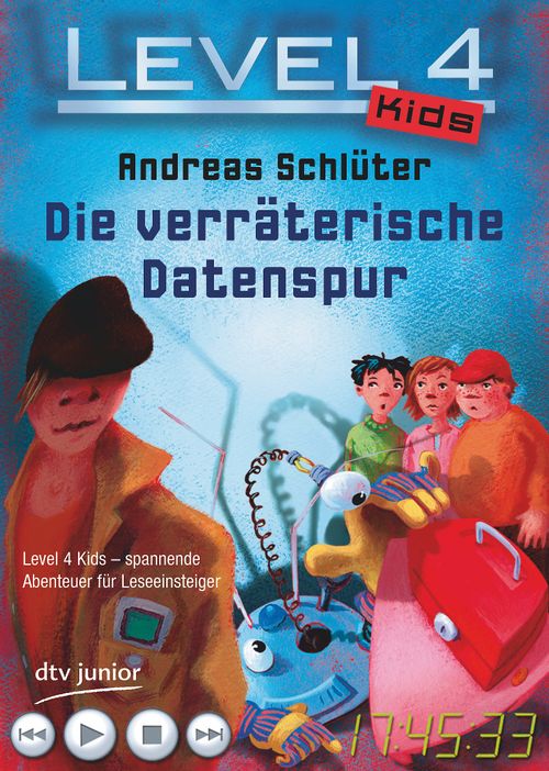 Cover des Buches Level 4 Kids - Die verräterische Datenspur von 