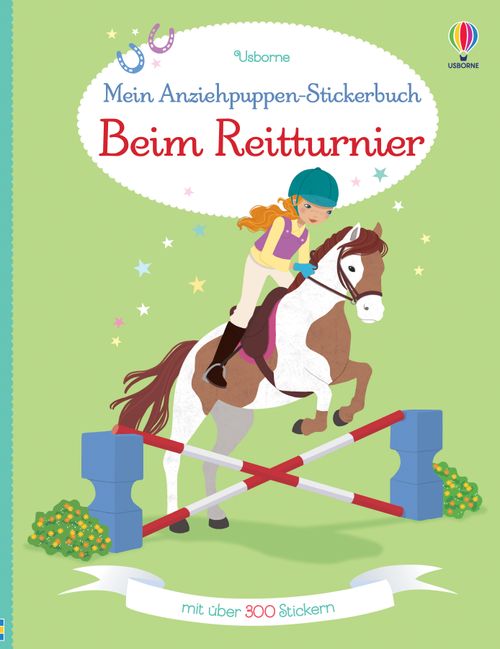 Cover des Buches Mein Anziehpuppen-Stickerbuch: Beim Reitturnier von 
