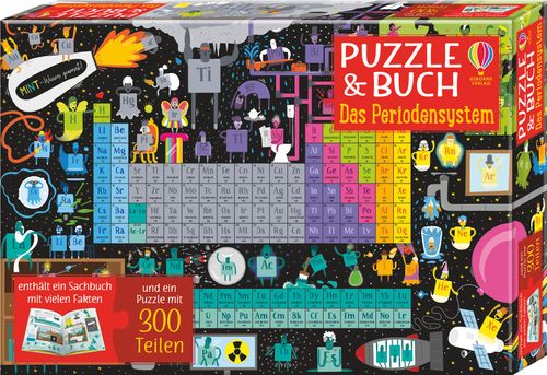 Cover des Buches MINT - Wissen gewinnt! Puzzle und Buch: Das Periodensystem von 
