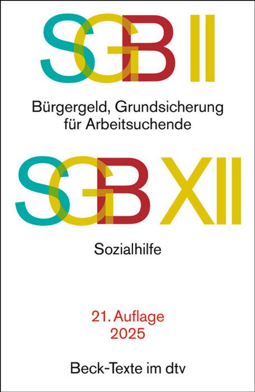 Cover des Buches SGB II: Bürgergeld, Grundsicherung für Arbeitsuchende / SGB XII: Sozialhilfe von 