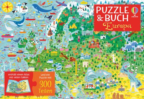 Cover des Buches Puzzle & Buch: Europa von Jonathan Melmoth