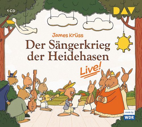 Cover des Buches Der Sängerkrieg der Heidehasen – Live! von 