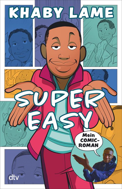Cover des Buches Supereasy – Mein Comicroman von Khaby Lame, Giulio D'Antona