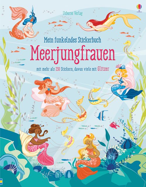 Cover des Buches Mein funkelndes Stickerbuch: Meerjungfrauen von 