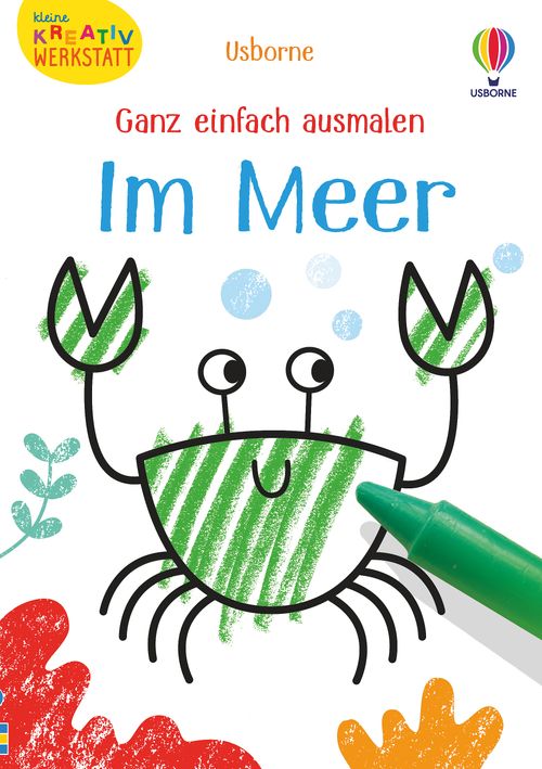 Cover des Buches Kleine Kreativ-Werkstatt - Ganz einfach ausmalen: Im Meer von 
