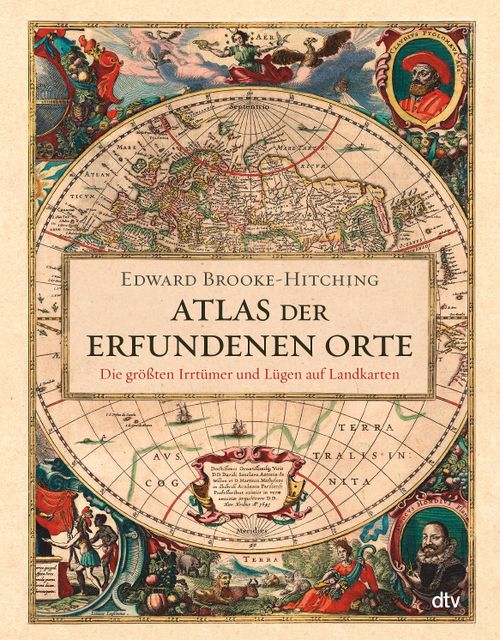 Cover des Buches Atlas der erfundenen Orte von Edward Brooke-Hitching
