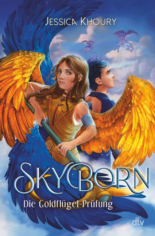 Cover des Buches Skyborn – Die Goldflügel-Prüfung von Jessica Khoury