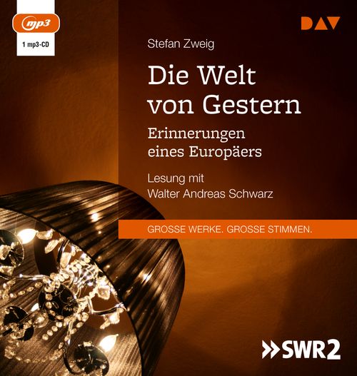 Cover des Buches Die Welt von Gestern. Erinnerungen eines Europäers von 