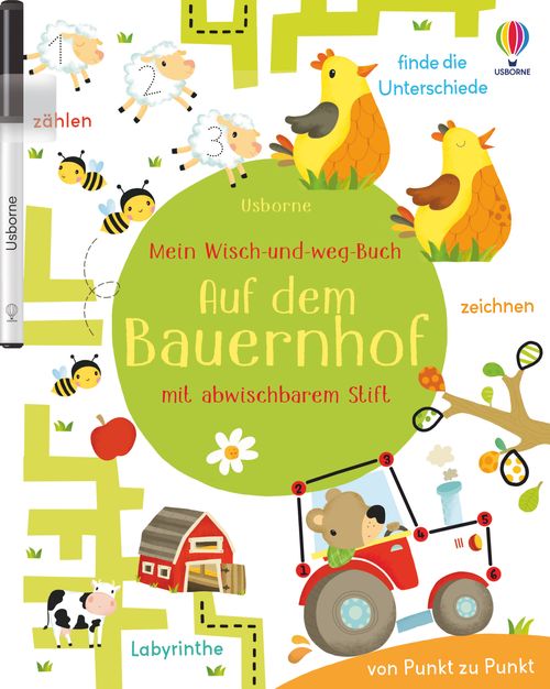Cover des Buches Mein Wisch-und-weg-Buch: Auf dem Bauernhof von 