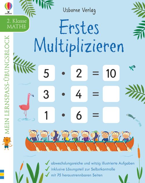 Cover des Buches Mein Lernspaß-Übungsblock: Erstes Multiplizieren (2. Klasse) von 