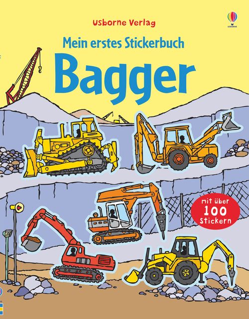 Cover des Buches Mein erstes Stickerbuch: Bagger von Sam Taplin